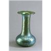 Image 1 : JOHANN LÖTZ WITWE Klostermühle Vase Creta Papillon grünes Glas. Farblose irisierende Deckschi...
