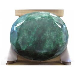 Certified museum size 1863 carat oval cut emerald