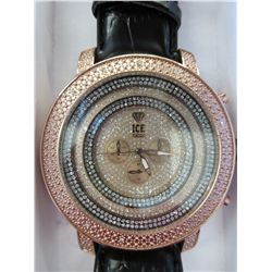 Man's Authentic Ice diamond watch - NEW
