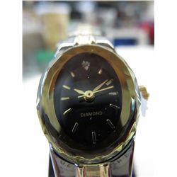 Ladies' diamond watch - stretch band - NEW
