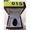Image 2 : Large custom made black onyx gemstone ring
