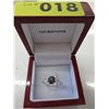 Image 2 : Brown quartz Dinner Ring set with 8 diamonds