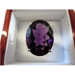 World class & massive 16.25 carat amethyst ring
