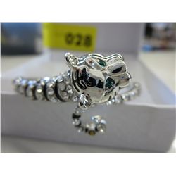 Ladies' leopard crystal bangle. NEW