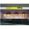 Image 3 : Seven .999 solid copper 1 oz coins