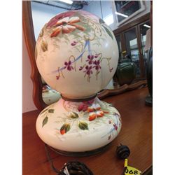 Antique hand painted lamp