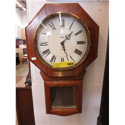 Wood wall clock