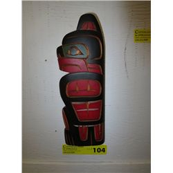 Carved Native wall plaque