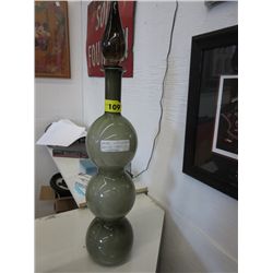 Retro mid century bottle vase & stopper