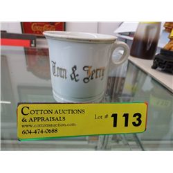 Hand painted "Tom & Jerry" mug