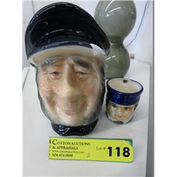 2 English Toby jugs