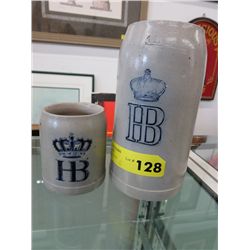 2 Hofbrauhaus beer steins