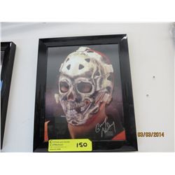 Autographed Hockey Photo - Gary Bromley