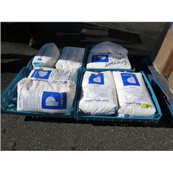 Eight 25 kg bags of Dap fertilizer