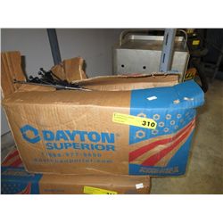Case of PVC snap ties