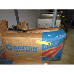 Case of PVC snap ties