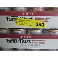 2 cases of Fancy Feast cat food