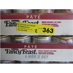 2 cases of Fancy Feast cat food