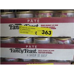 2 cases of Fancy Feast cat food