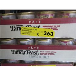 2 cases of Fancy Feast cat food