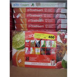 12 boxes of Sodamix taste samplers