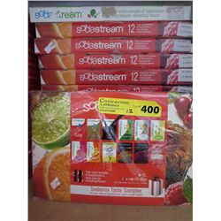 12 boxes of Sodamix taste samplers