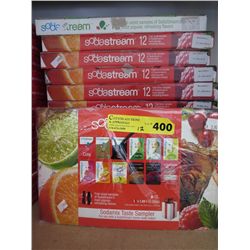 12 boxes of Sodamix taste samplers