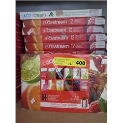 12 boxes of Sodamix taste samplers