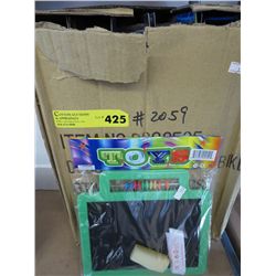 Case of small children's chalk boards 6" square