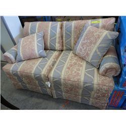 Upholstered love seat