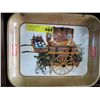 Image 1 : 1960s Coca Cola advertising tin tray
