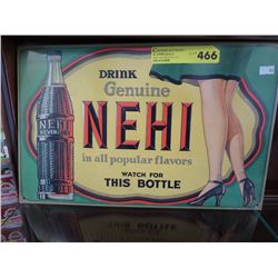 1960s Knee High tin advertising sign