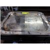 Image 1 : Heavy silver plate tray 20" x 15"