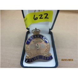 Badge for Cornwall Police Department