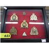 Image 1 : Shadow box framed RCMP medallions