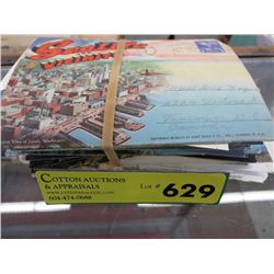 Bundle of vintage post cards & photographs