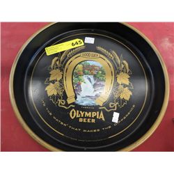 Old Olympia beer tray