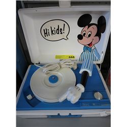 Vintage Micky Mouse record player
