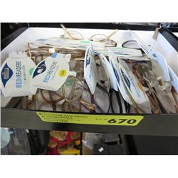 Box of reading glasses
