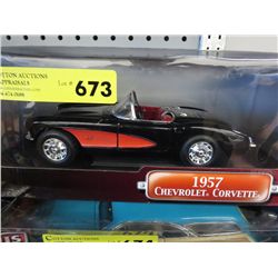 Scale model car 1957 Chevy Corvette
