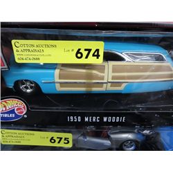Scale model car 1950 Merc Woodie