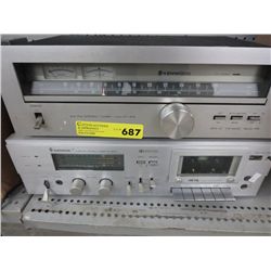 Vintage Sherwood cassette deck