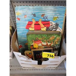 Box of vintage children's books