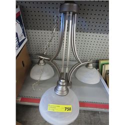 3 bulb modern chandelier