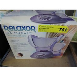 Relaxor Deluxe Facial Sauna, in box