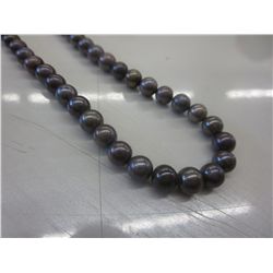 Freshwater grey pearl necklace