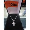Image 2 : Sterling silver cross necklace