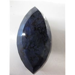 2690 carat marquise cut blue sapphire