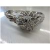 Image 1 : Ladies white crystal studded lion bangle