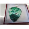 Image 1 : Dendrite opal sterling silver necklace.
